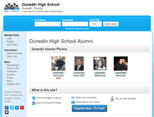 Tablet Screenshot of dunedinhighschool.org